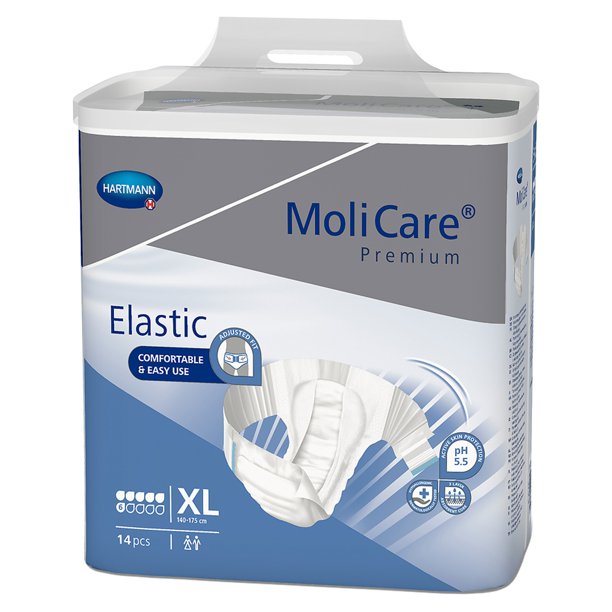 MoliCare Premium Slip Elastic Πάνες Ακράτειας Ημέρας Xlarge 6 Σταγόνων 14τμχ REF:165274 Hartmann